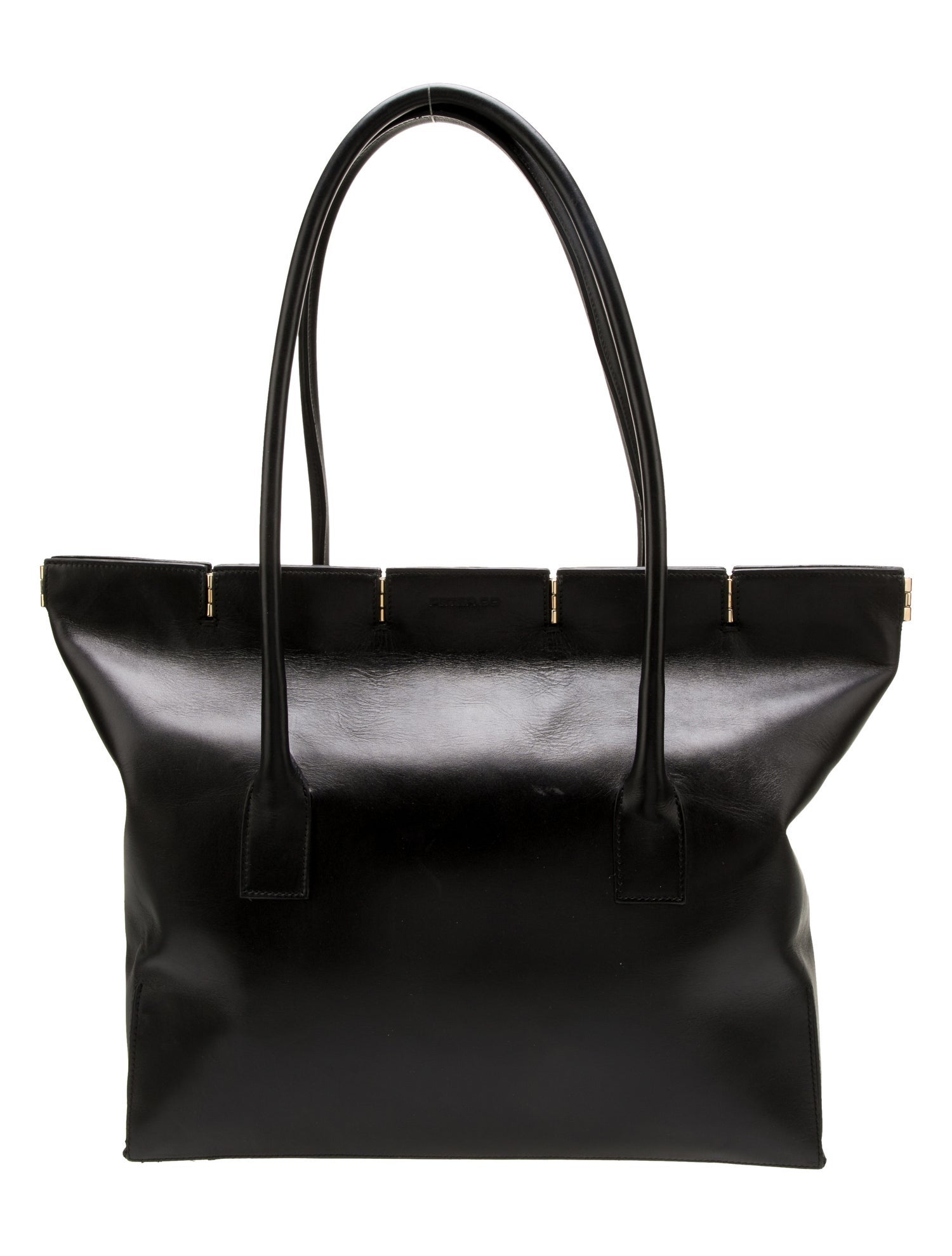 Peter Do Solid Leather Tote Bag