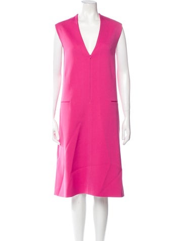 Peter Do Dresses V-Neck Midi Length Dress Us6, Fr38 | M