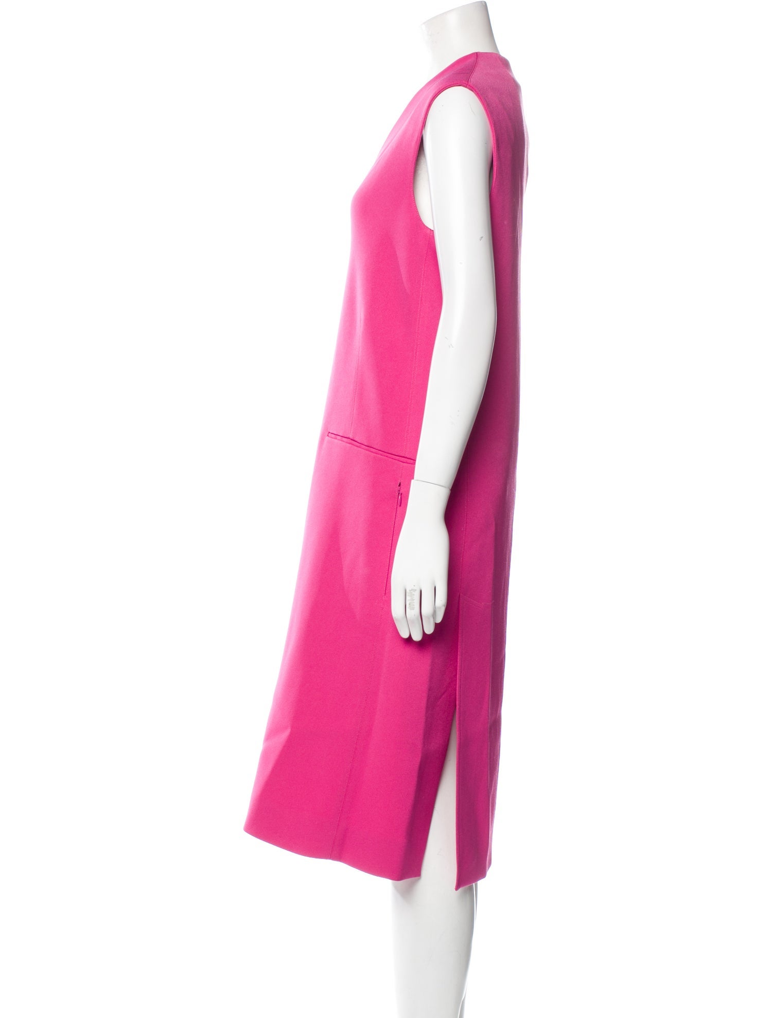 Peter Do V-Neck Midi Length Dress