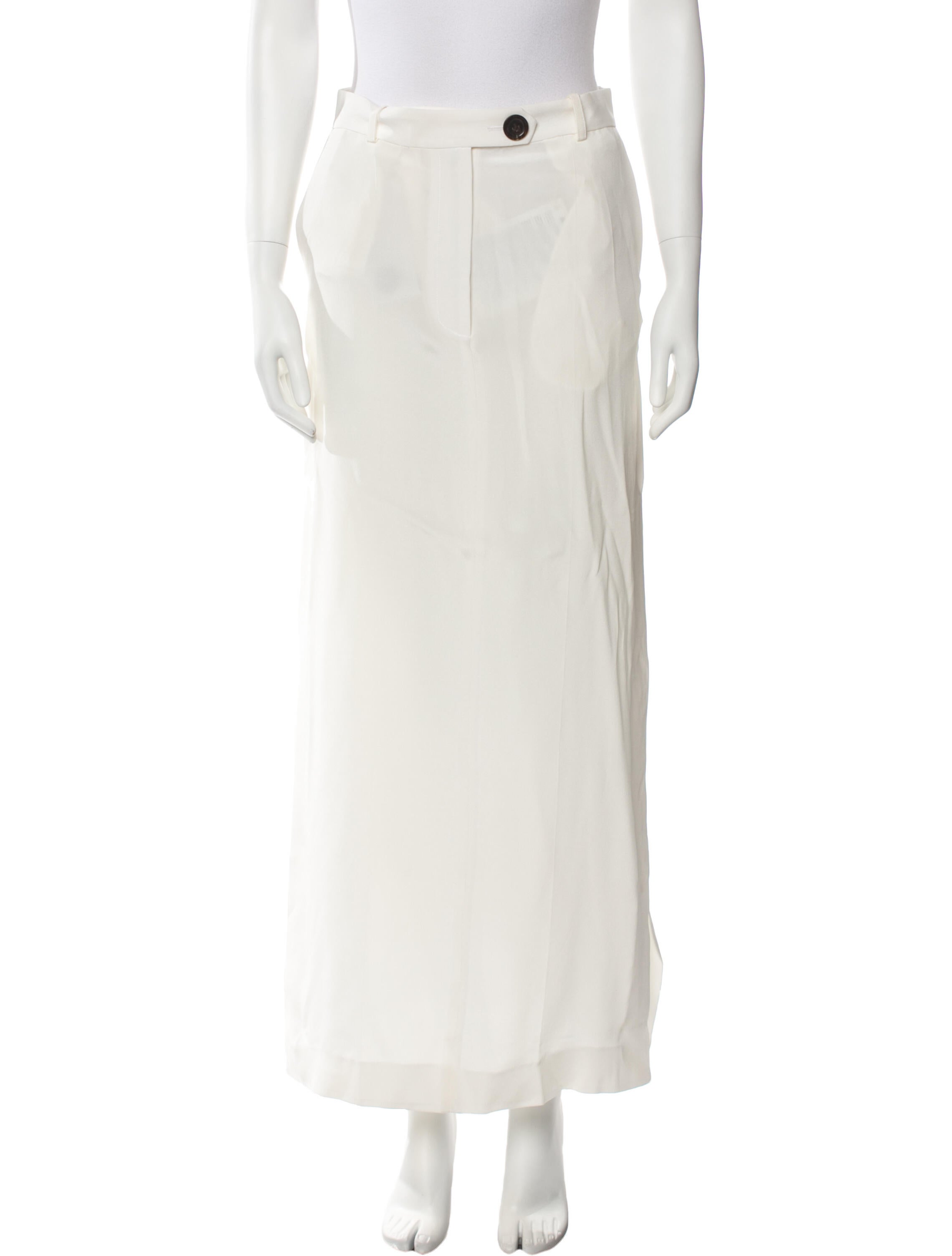 Peter Do Silk Midi Length Skirt