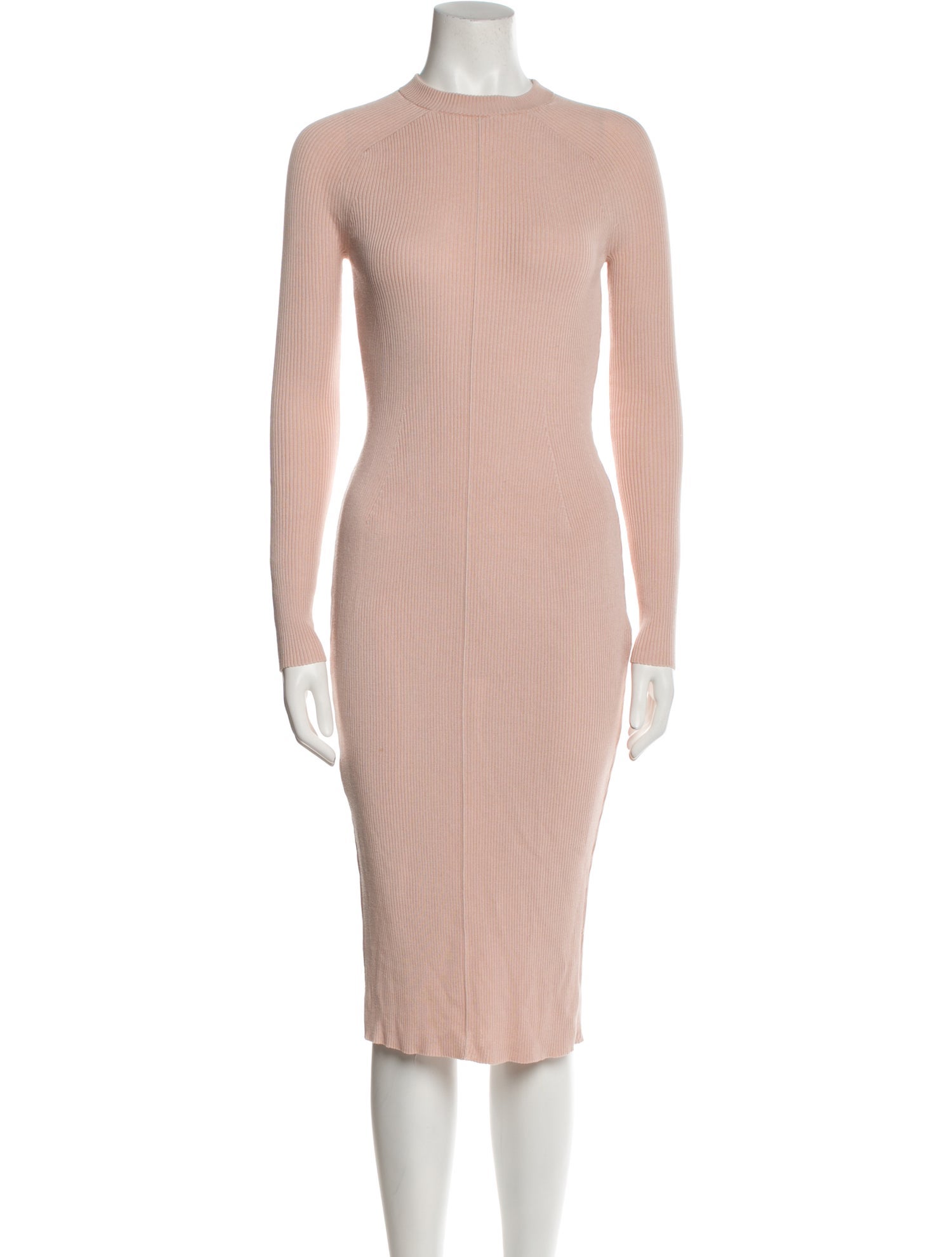 Peter Do Crew Neck Midi Length Dress
