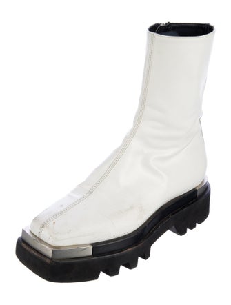 Peter Do Leather Combat Boots