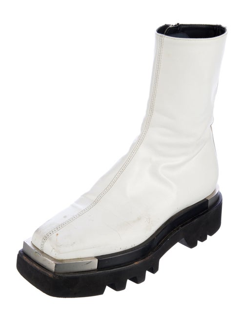 Peter Do Leather Combat Boots