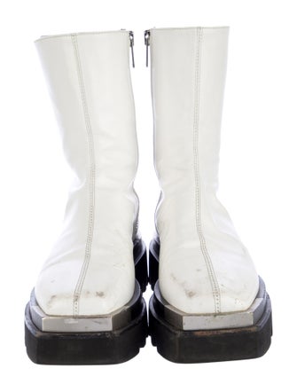 Peter Do Leather Combat Boots