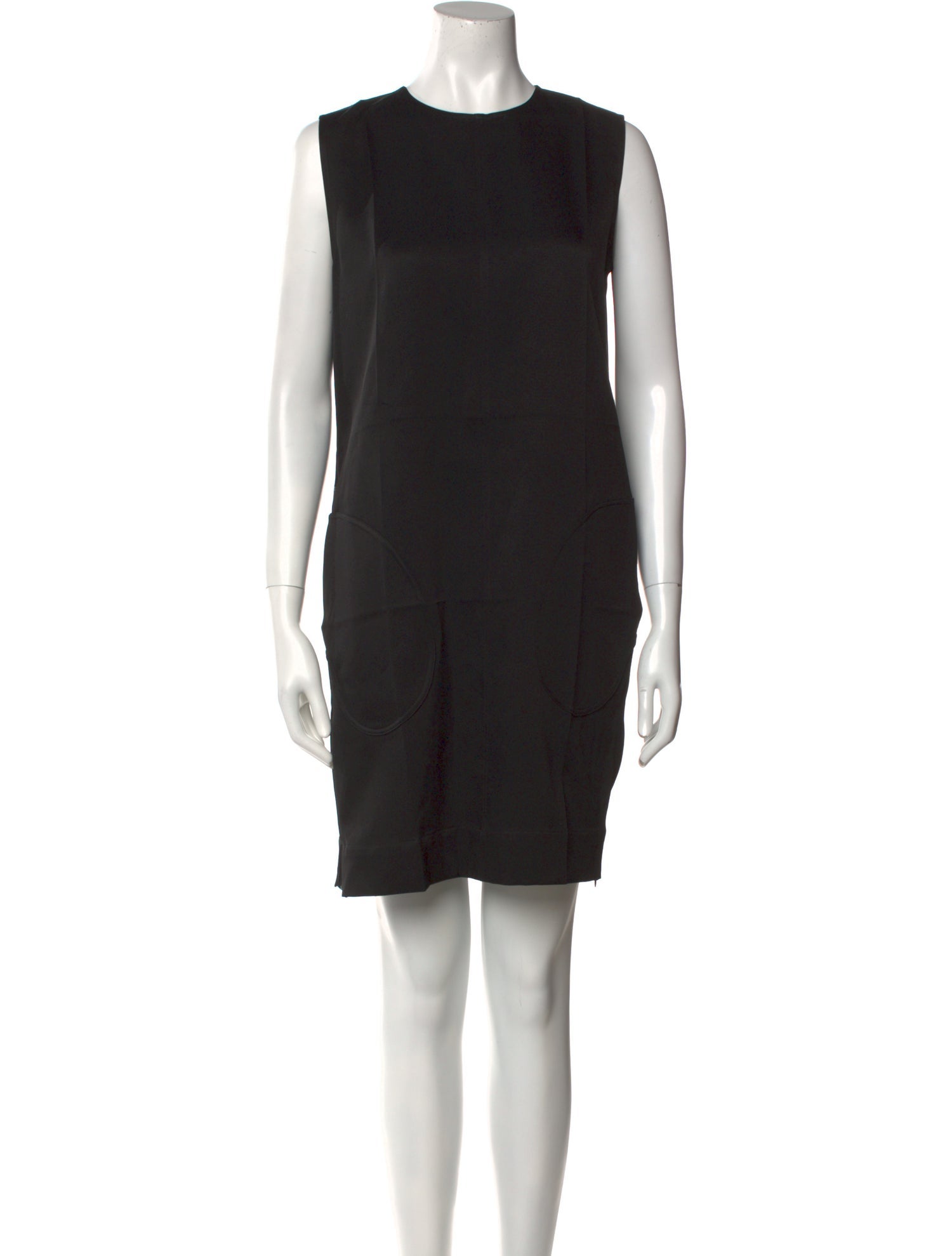 Peter Do Crew Neck Mini Dress