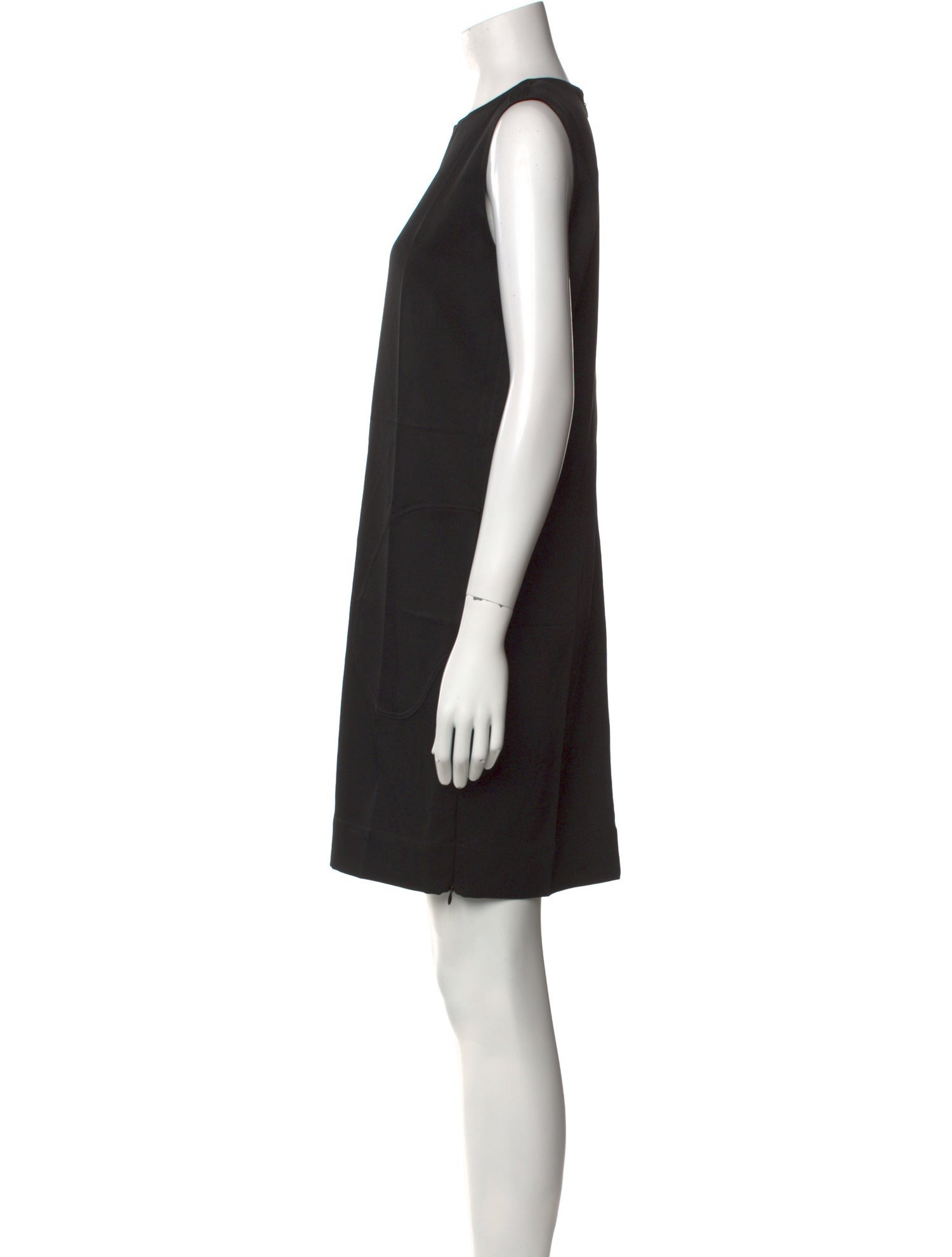 Peter Do Crew Neck Mini Dress