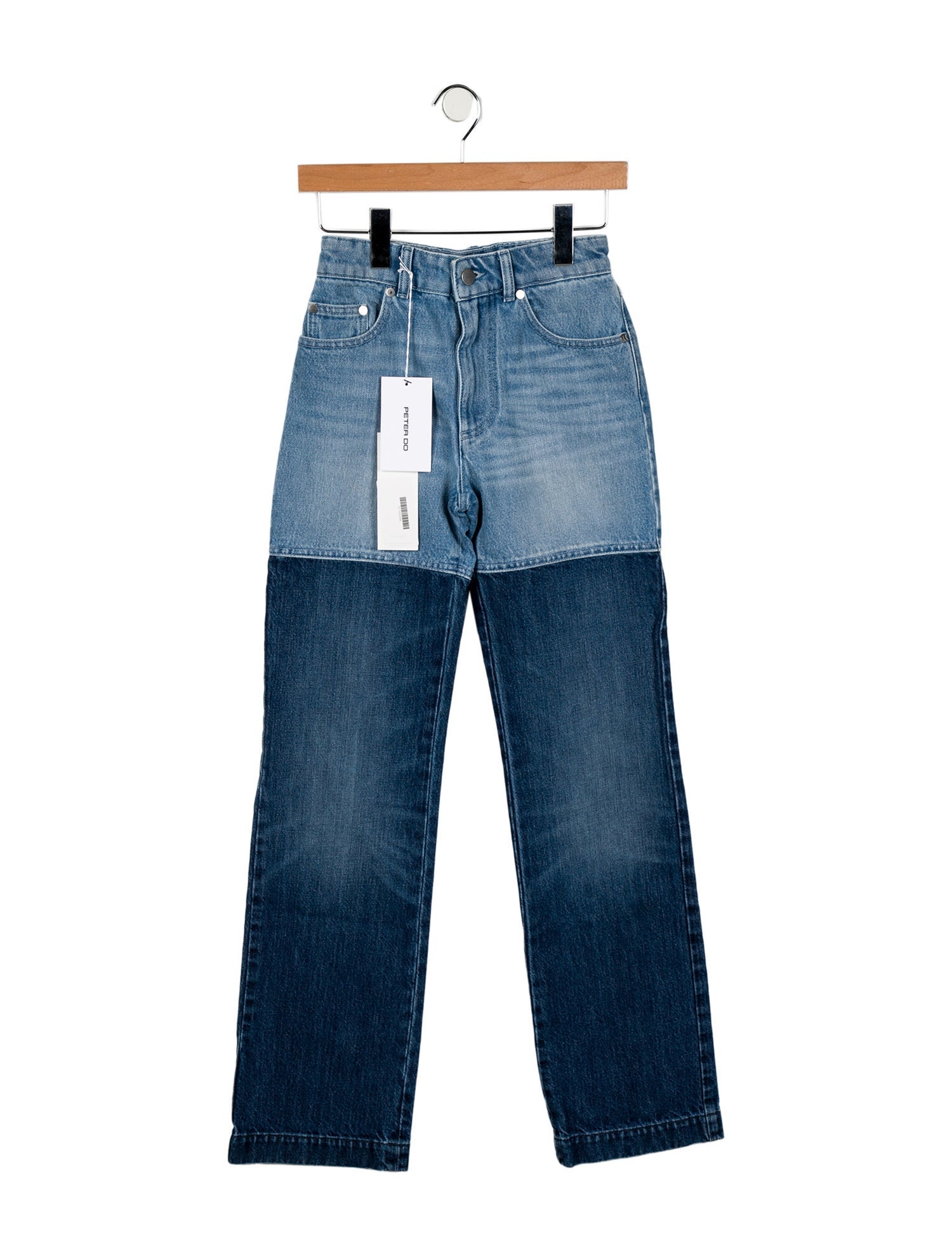 Peter Do Mid-Rise Straight Leg Jeans
