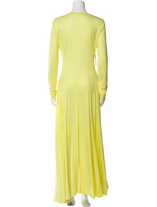 Peter Do Crew Neck Long Dress