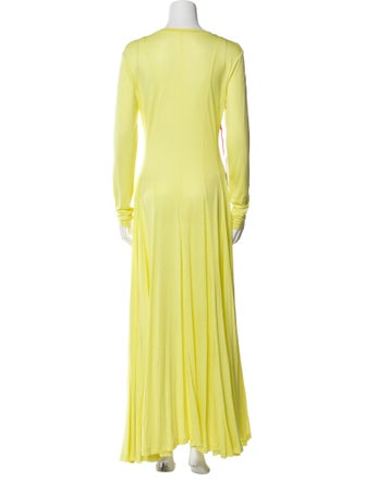 Peter Do Crew Neck Long Dress
