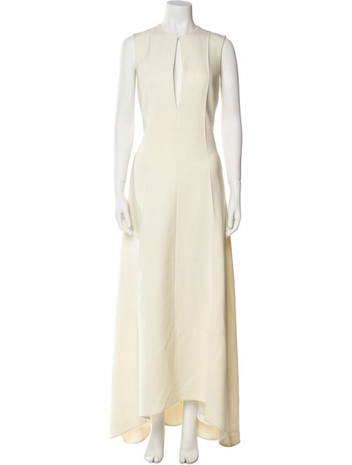 Peter Do Crew Neck Long Dress