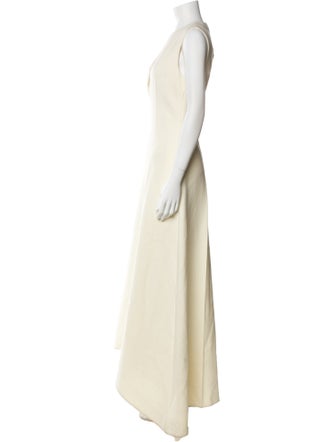 Peter Do Crew Neck Long Dress