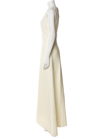 Peter Do Crew Neck Long Dress