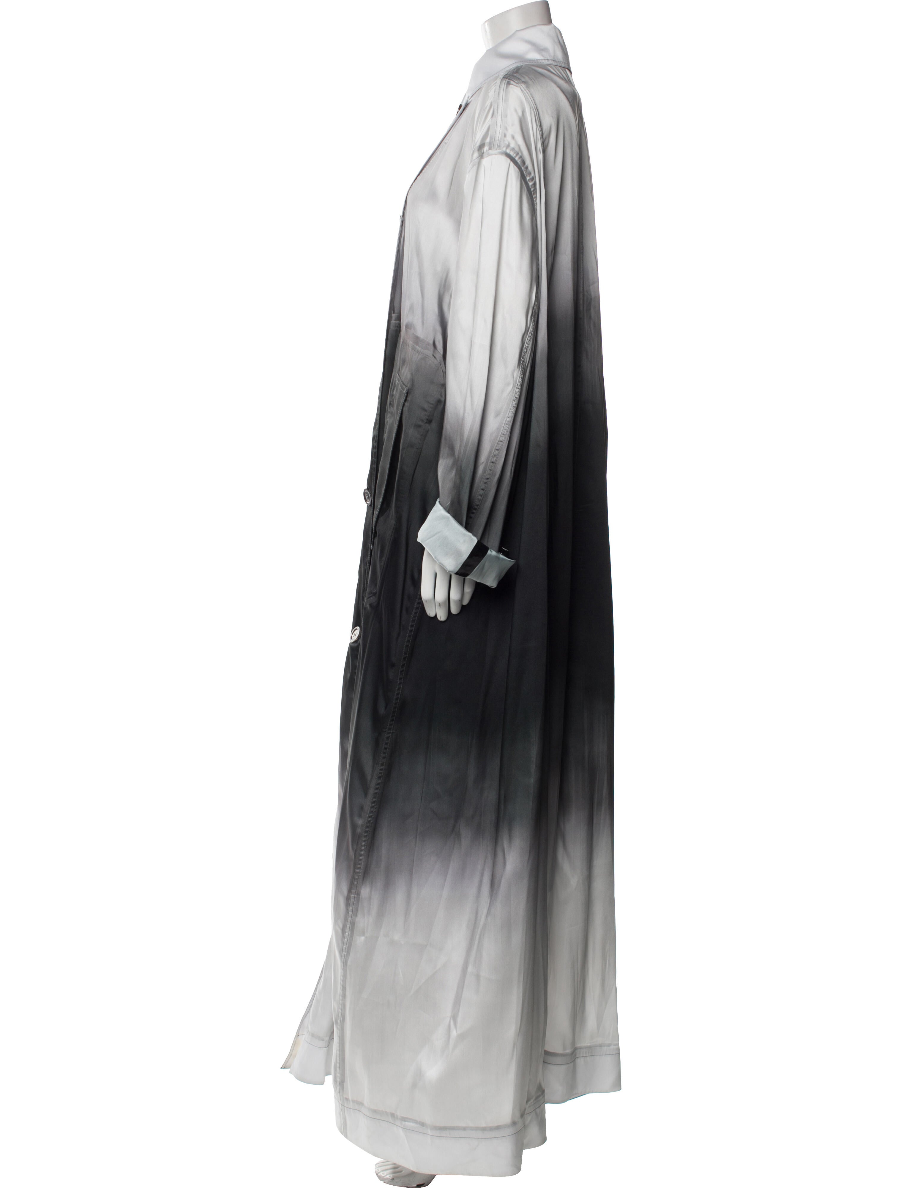 Peter Do Colorblock Pattern Trench Coat