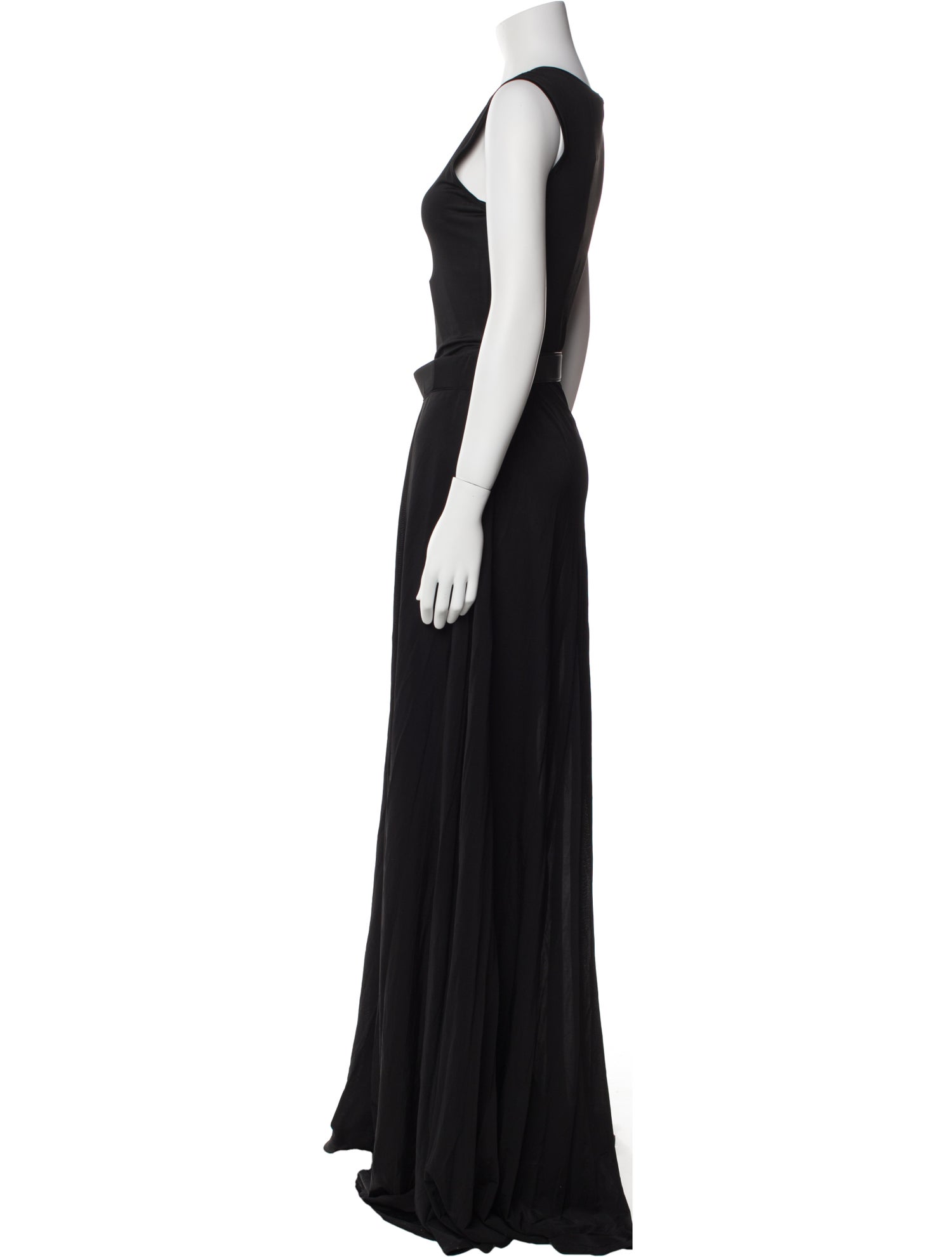 Peter Do Scoop Neck Long Dress