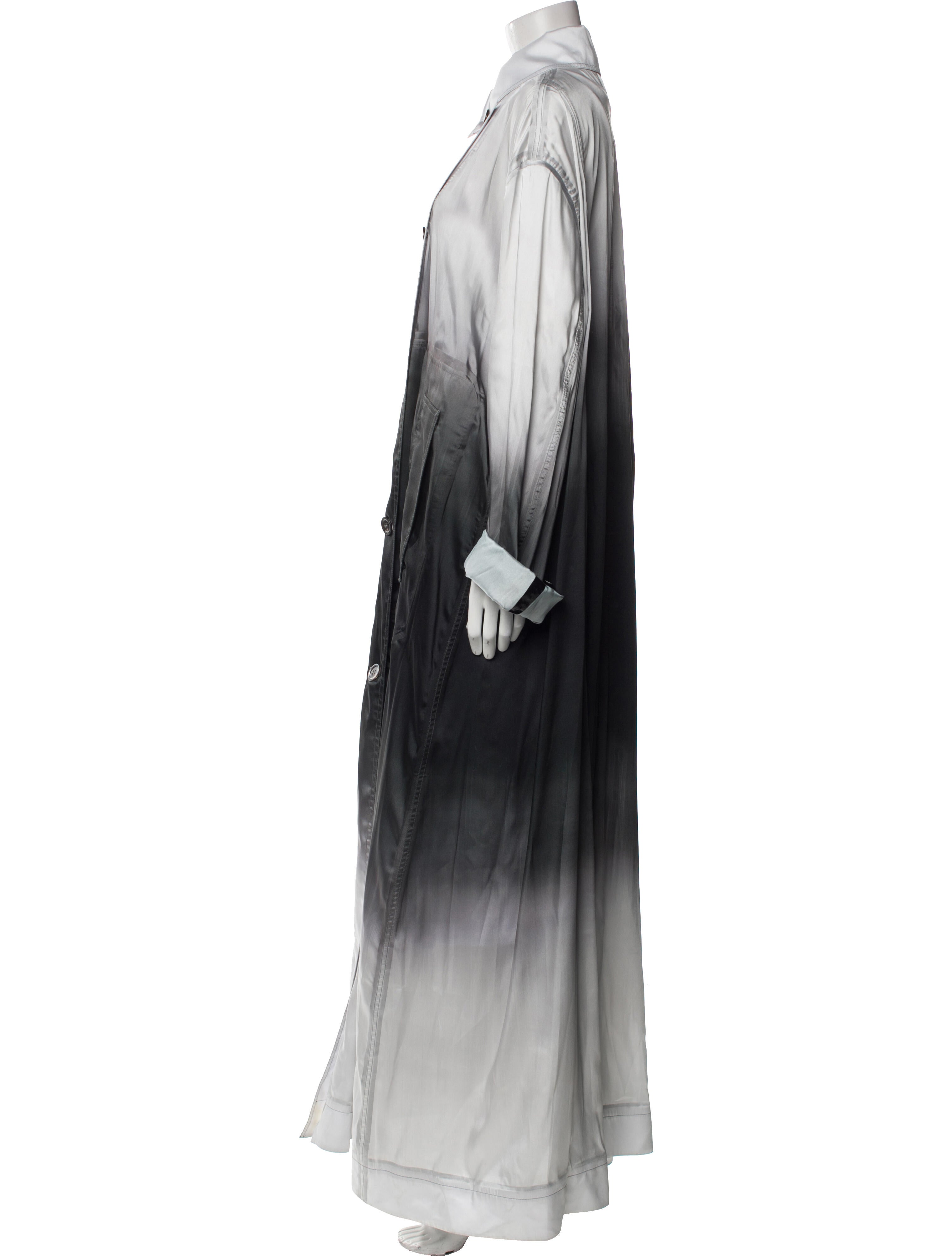 Peter Do Colorblock Pattern Trench Coat