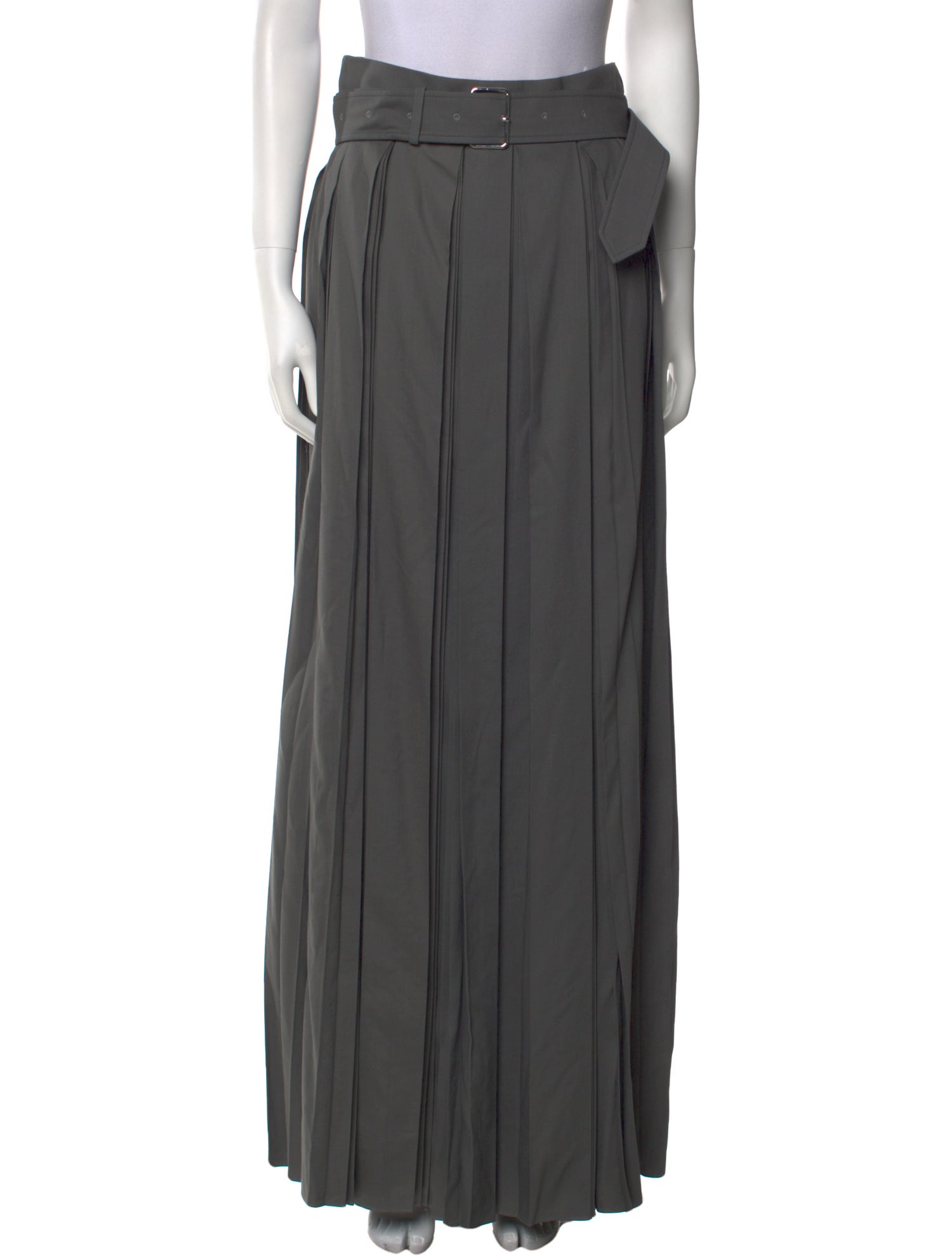 Peter Do Pleated Accents Long Skirt w/ Tags