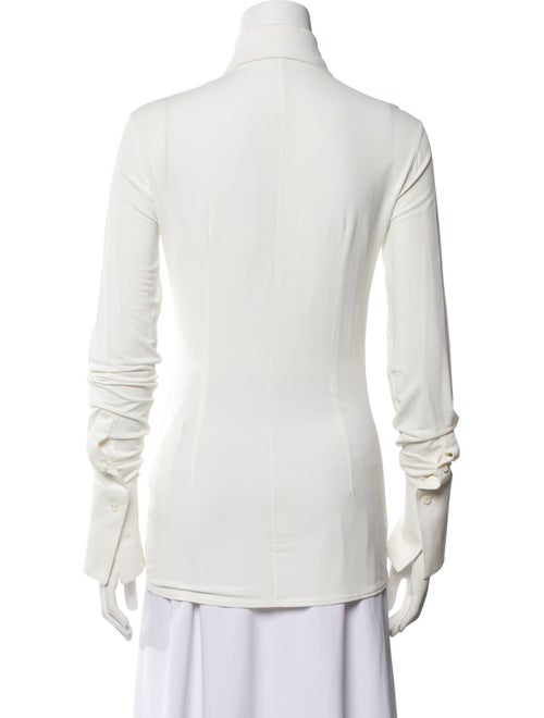 Peter Do Long Sleeve Button-Up Top