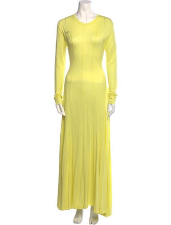 Peter Do Crew Neck Long Dress