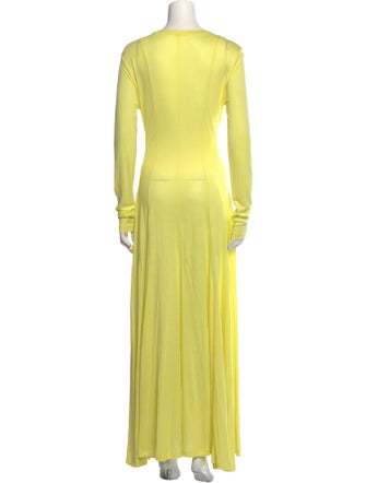 Peter Do Crew Neck Long Dress