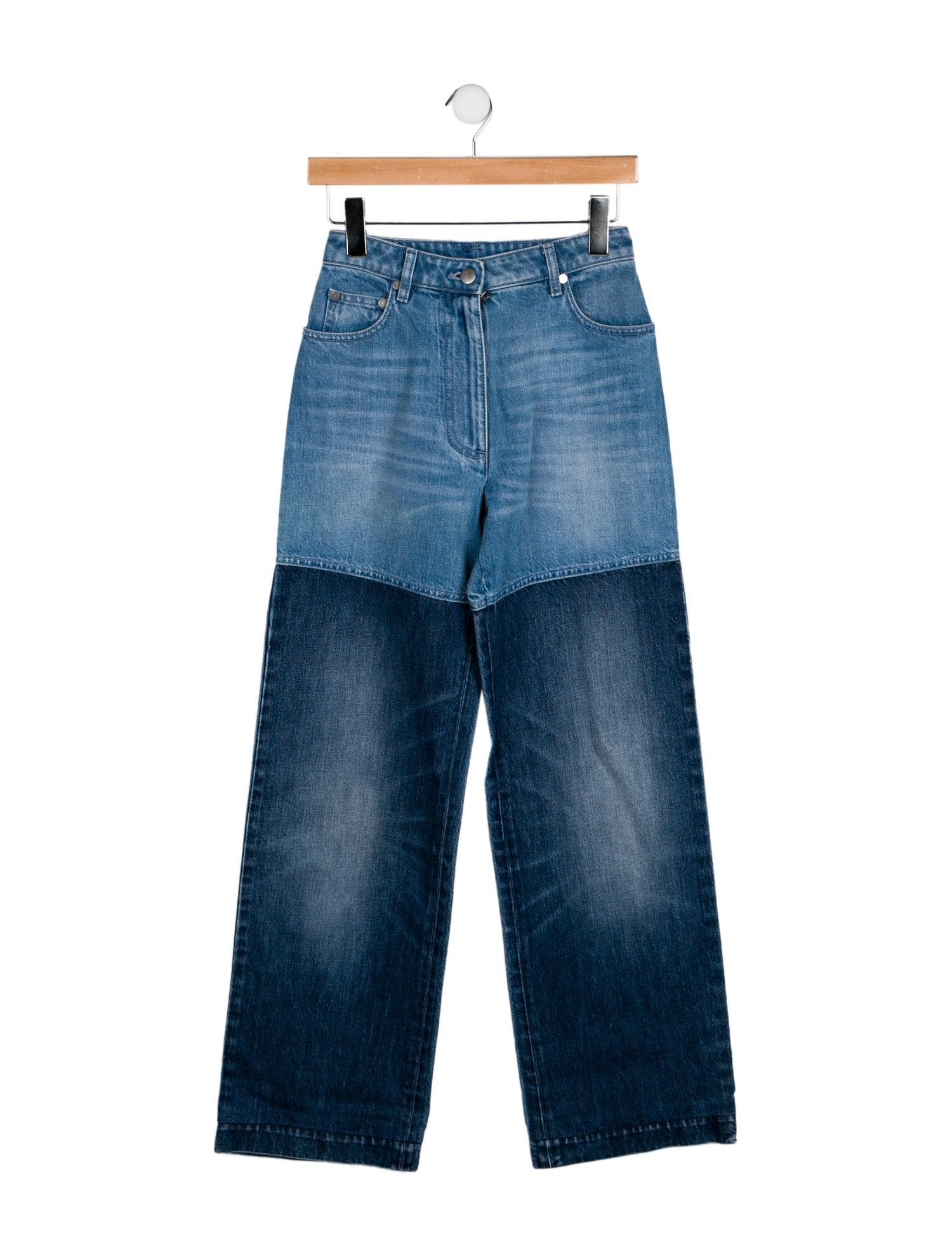 Peter Do Mid-Rise Wide Leg Jeans