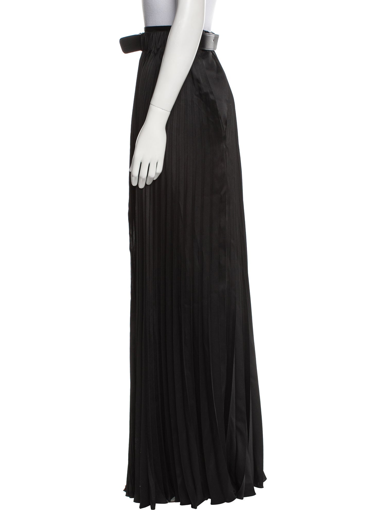 Peter Do Pleated Accents Long Skirt