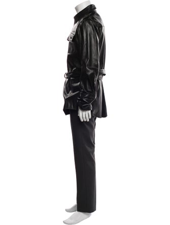 Peter Do Leather Trench Coat