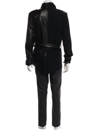 Peter Do Leather Trench Coat