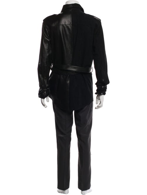 Peter Do Leather Trench Coat