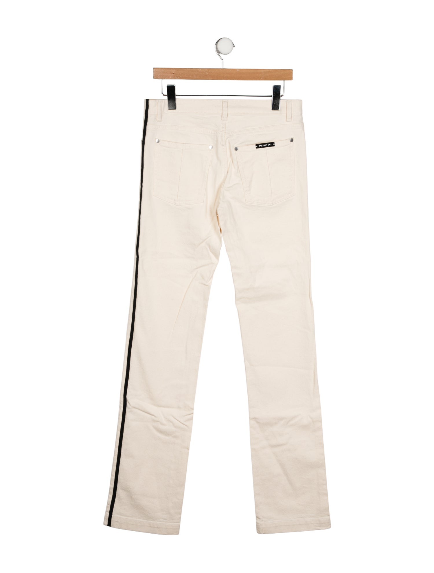 Peter Do Mid-Rise Straight Leg Jeans