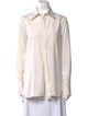 Peter Do Long Sleeve Button-Up Top