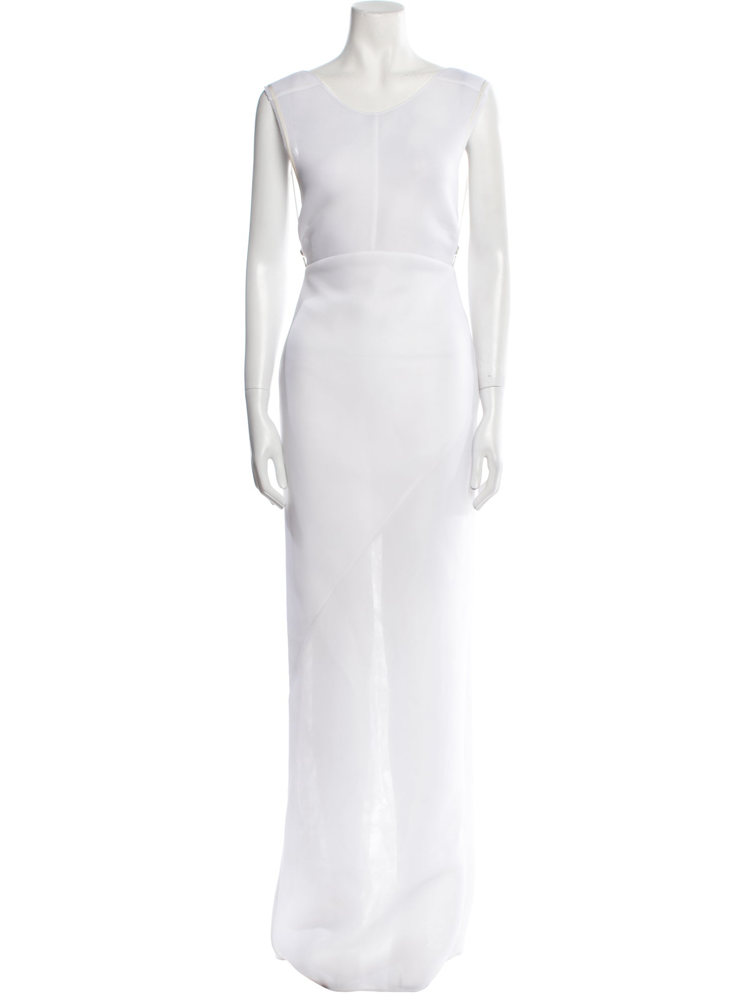 Peter Do Scoop Neck Long Dress