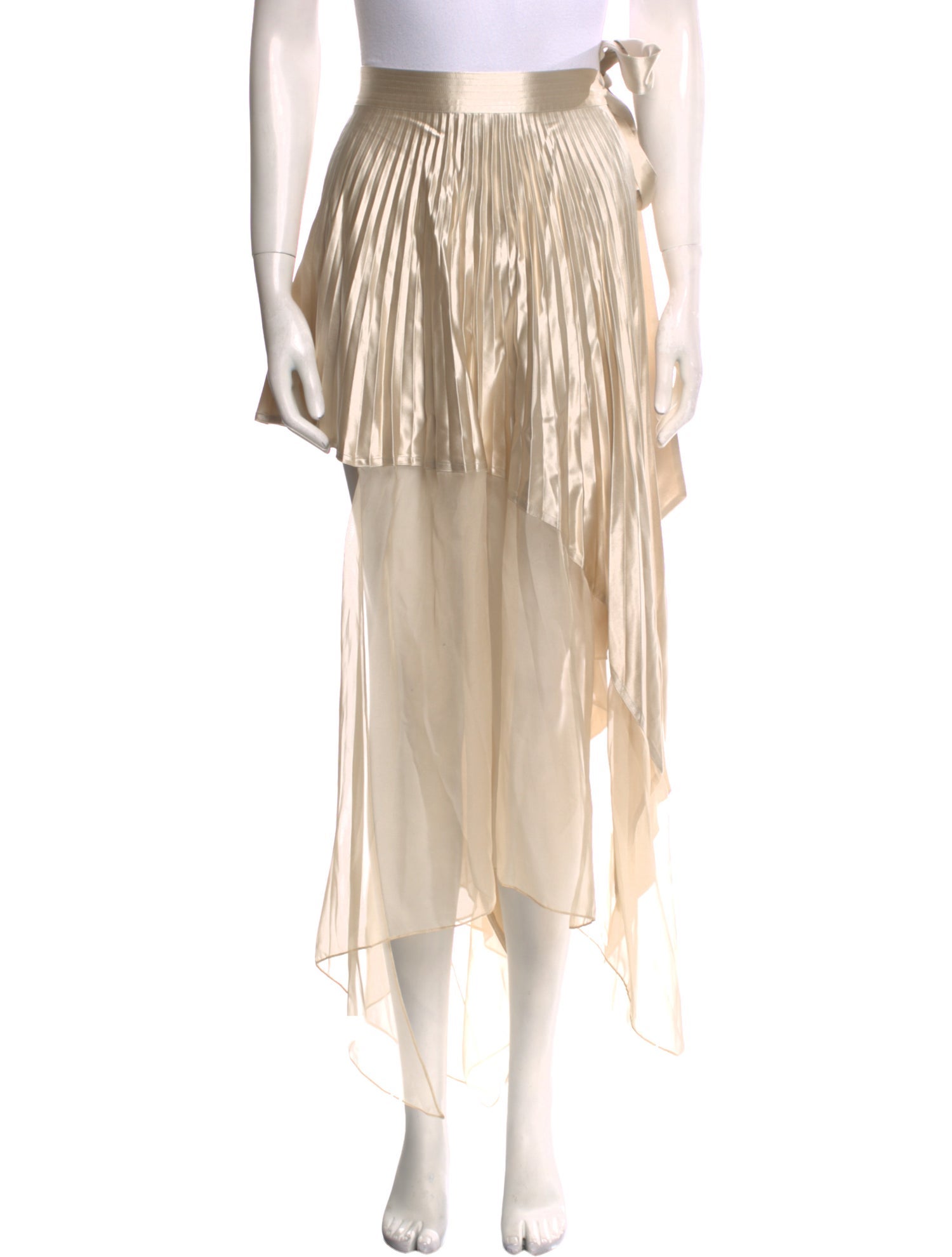 Peter Do Silk Midi Length Skirt