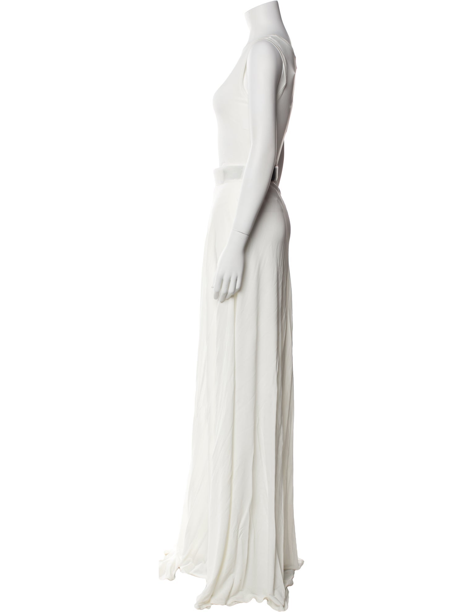 Peter Do Scoop Neck Long Dress