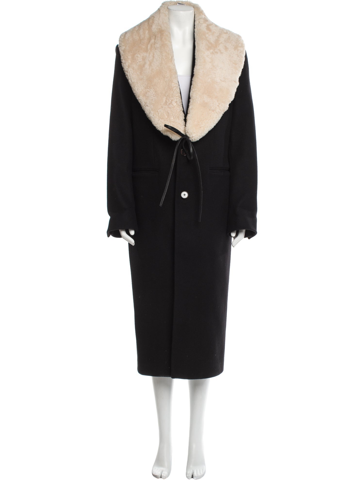 Peter Do Wool Faux Fur Coat
