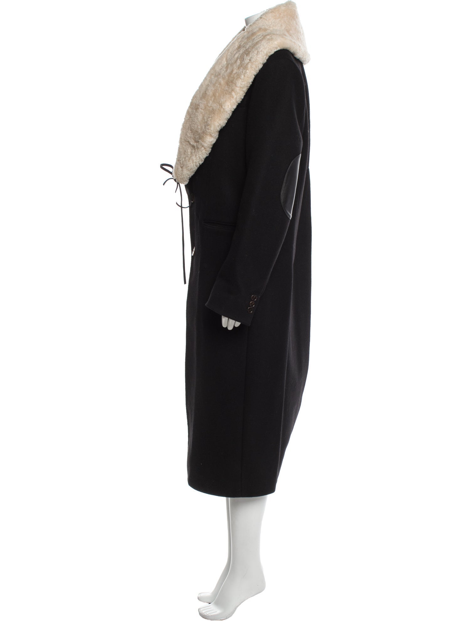 Peter Do Wool Faux Fur Coat