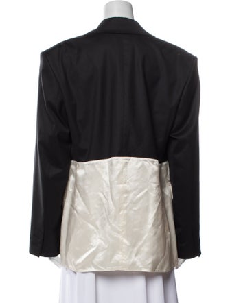 Peter Do Virgin Wool Colorblock Pattern Jacket