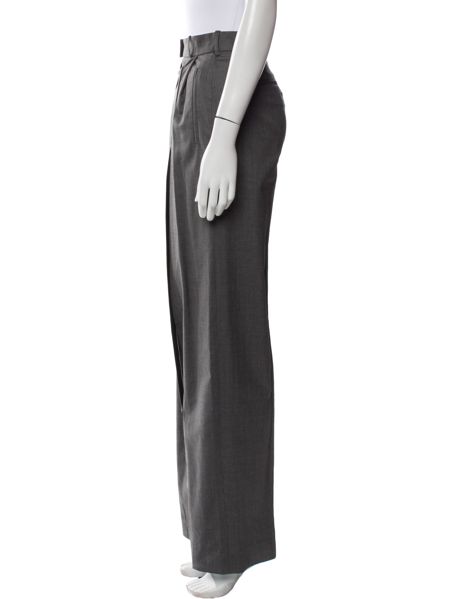Peter Do Virgin Wool Wide Leg Pants