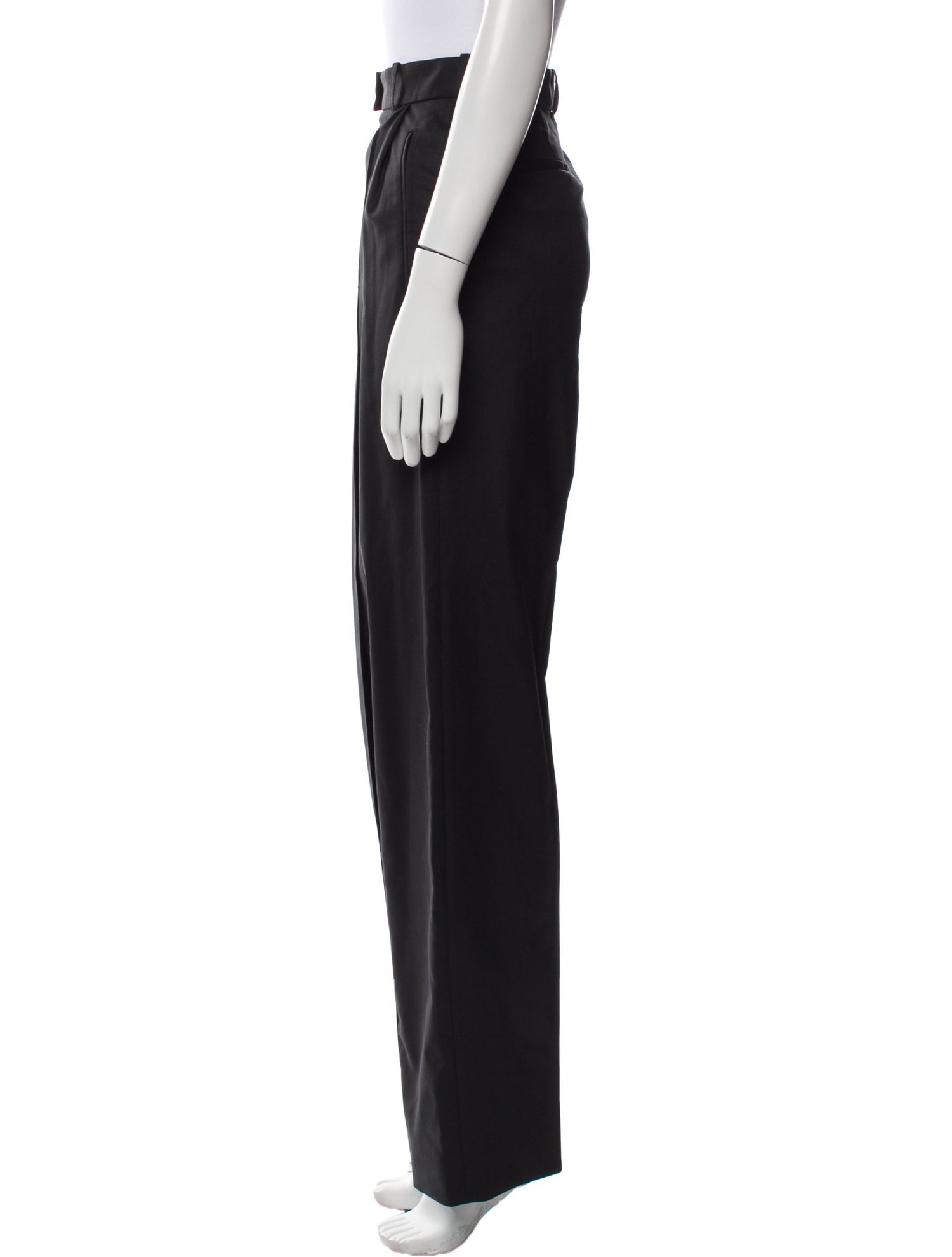 Peter Do Virgin Wool Wide Leg Pants