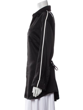 Peter Do Long Sleeve Button-Up Top