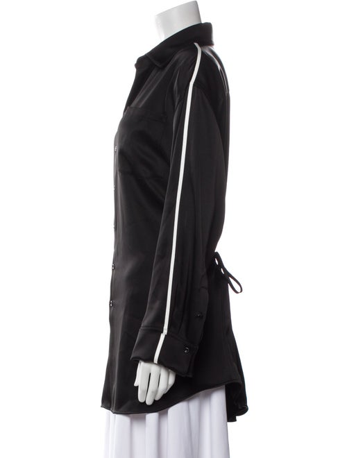 Peter Do Long Sleeve Button-Up Top