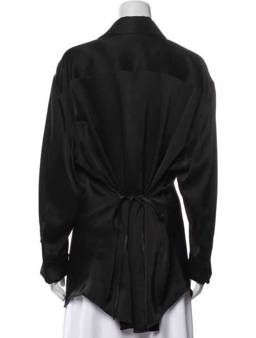 Peter Do Long Sleeve Button-Up Top