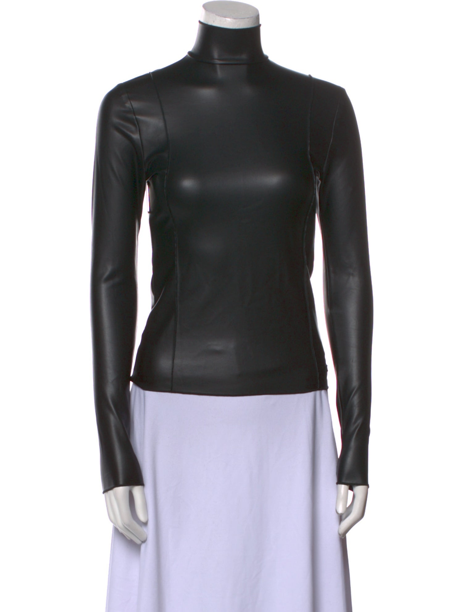 Peter Do 2020 Faux Leather Top