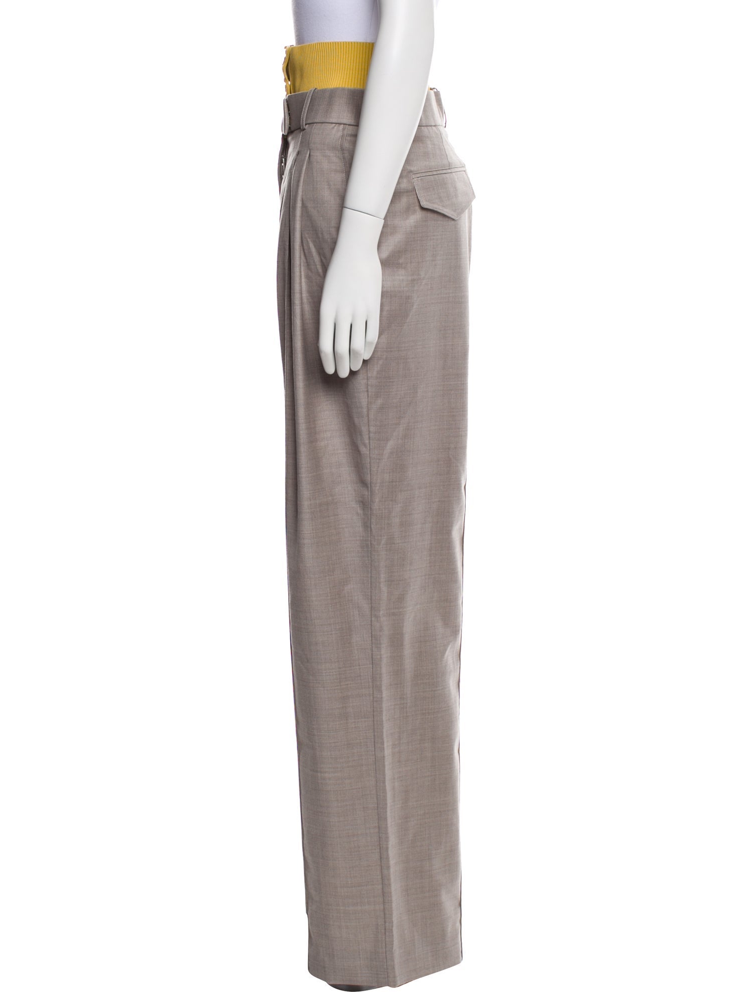 Peter Do Wool Wide Leg Pants