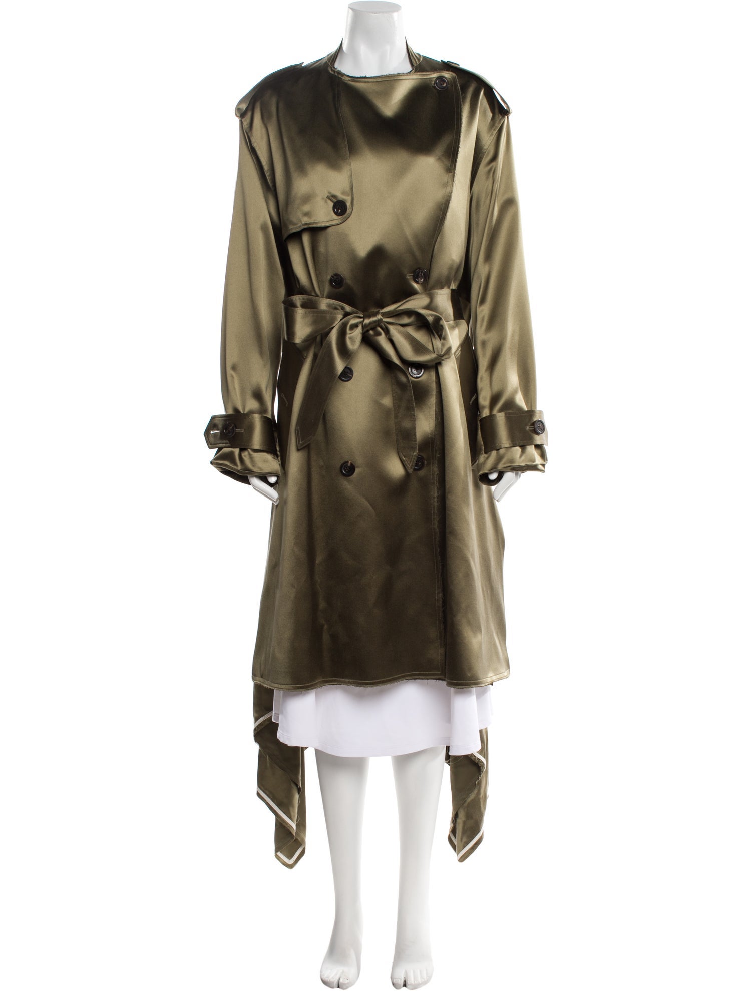 Peter Do Silk Trench Coat