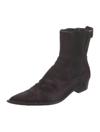 Peter Do Ponyhair Chelsea Boots