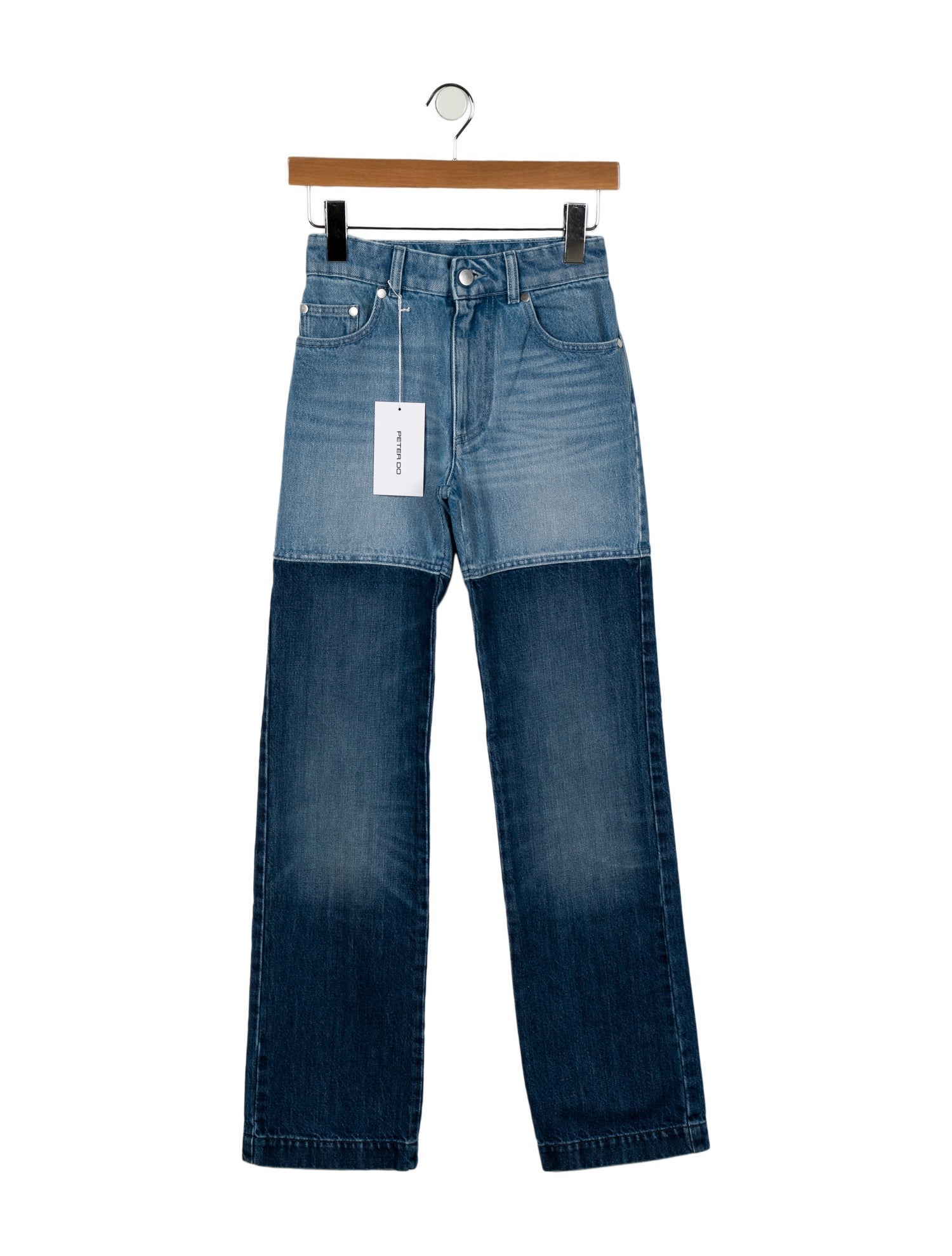 Peter Do Mid-Rise Straight Leg Jeans w/ Tags