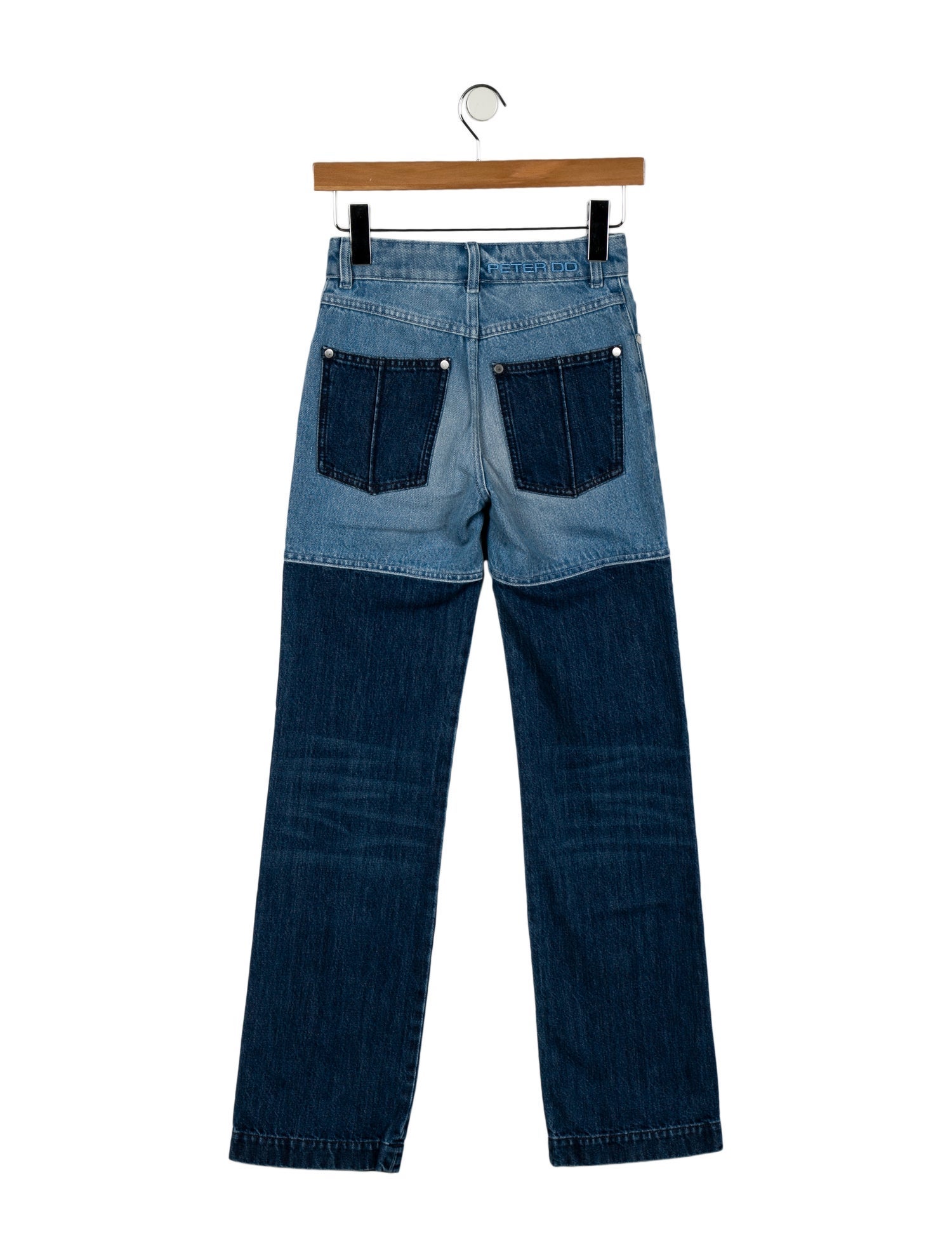 Peter Do Mid-Rise Straight Leg Jeans w/ Tags