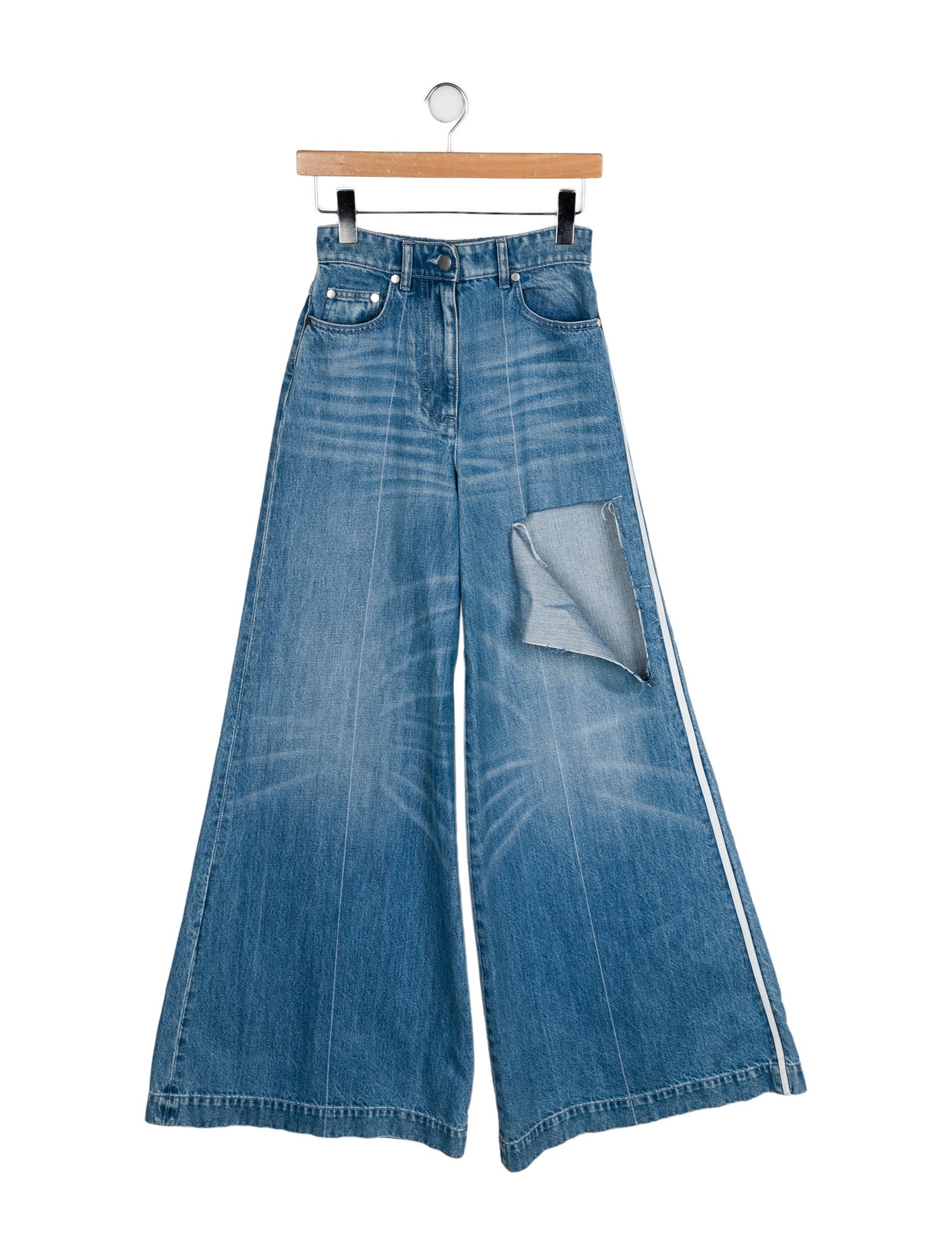 Peter Do High-Rise Wide Leg Jeans