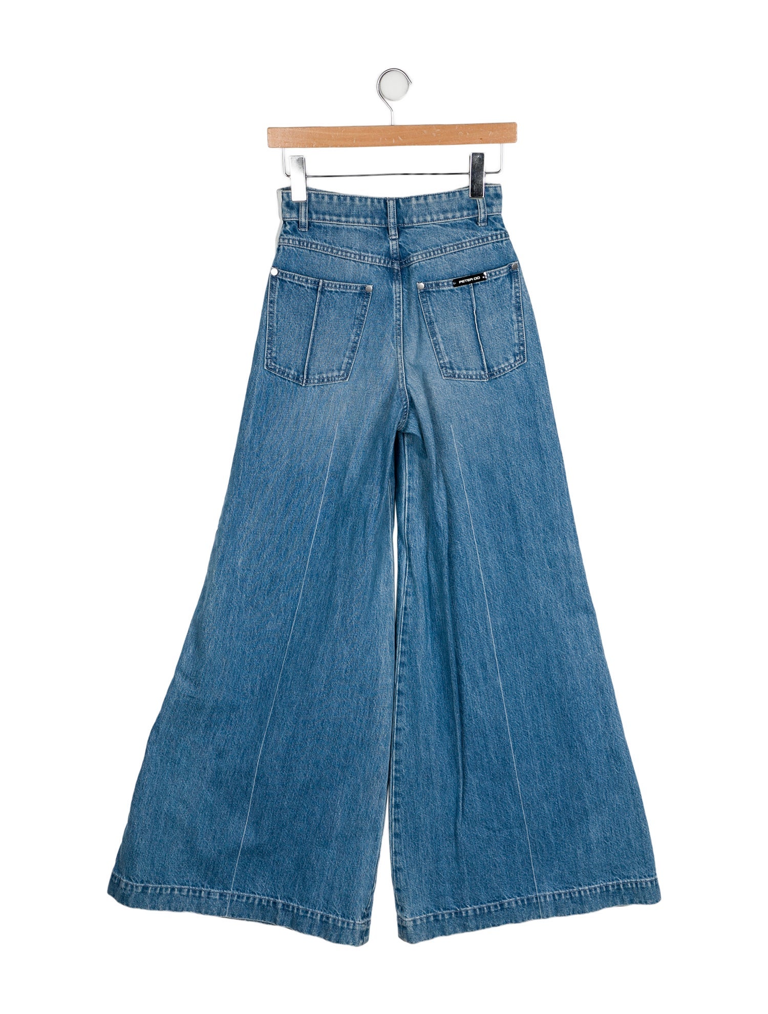 Peter Do High-Rise Wide Leg Jeans
