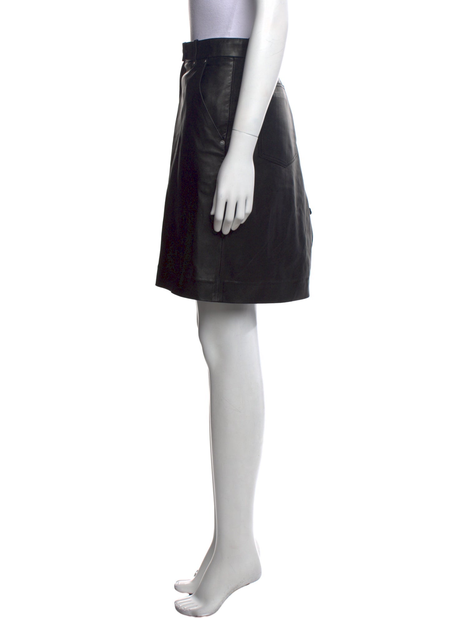 Peter Do Calf Leather Knee-Length Shorts